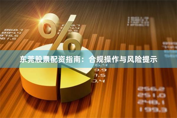 东莞股票配资指南：合规操作与风险提示