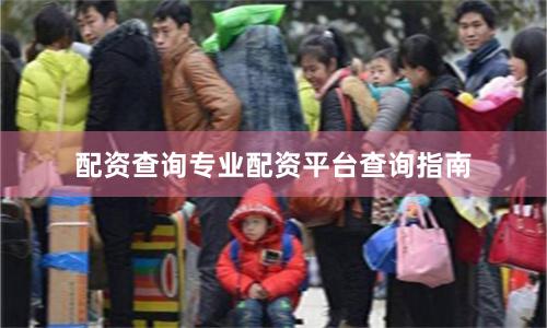 配资查询专业配资平台查询指南